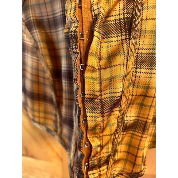 Mixed Threads Women’s  Crop Top Multicolor Plaid Sleeveless Shirt Sz Small (3976 - Picture 2 of 5